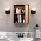 Zenith Products Zenna Home 19.25 in. H X 15.5 in. W X 4.5 in. D Rectangle Medicine Cabinet/Mirror K16 - alternate 2